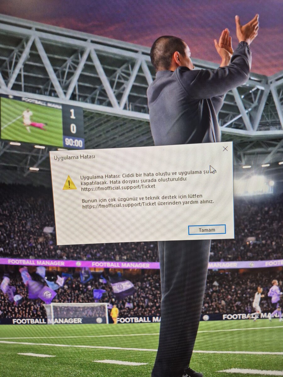 fm26 uygulama hatası